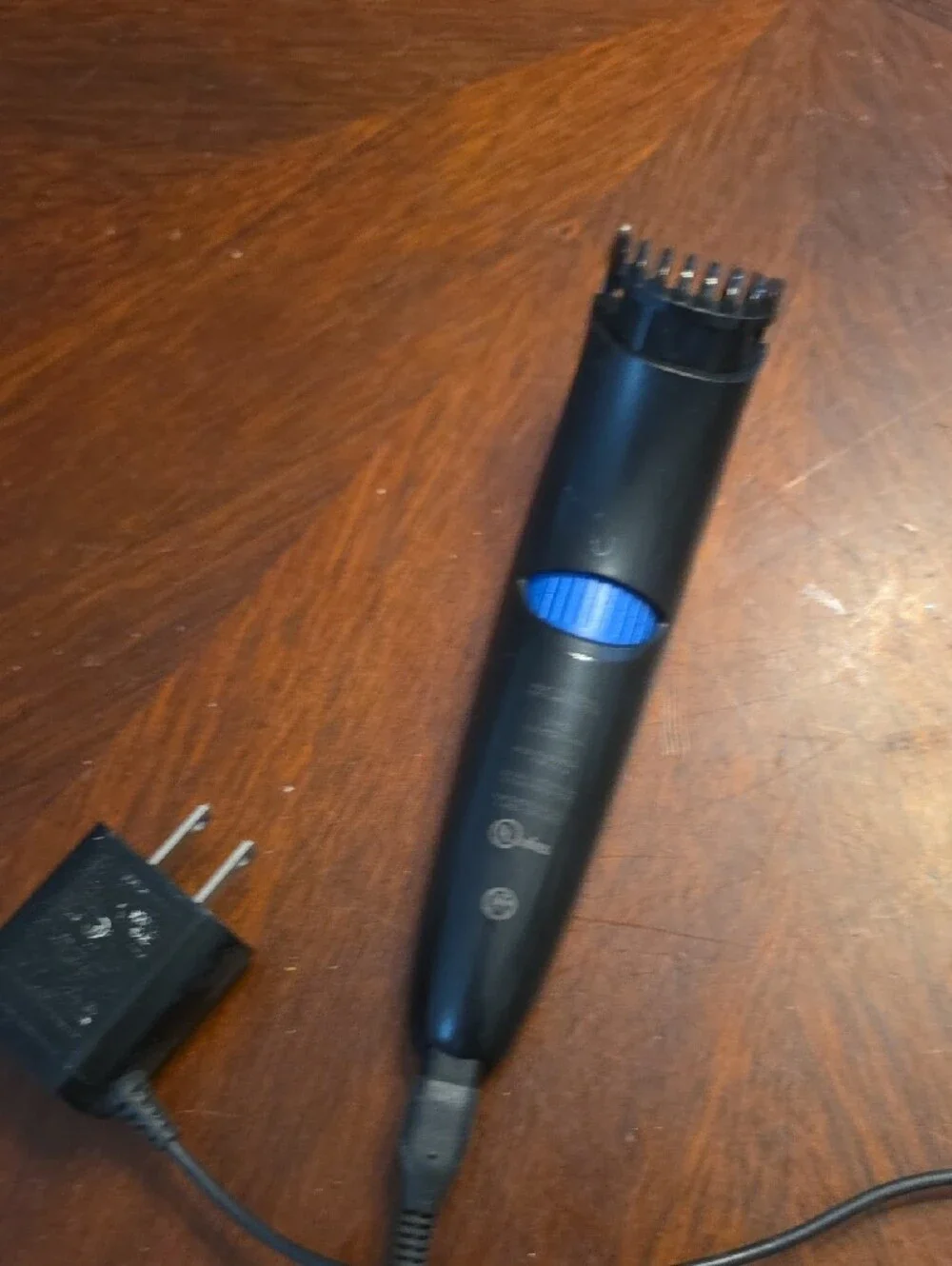 Philips Norelco Corded Trimmer in Black with Blue Dial